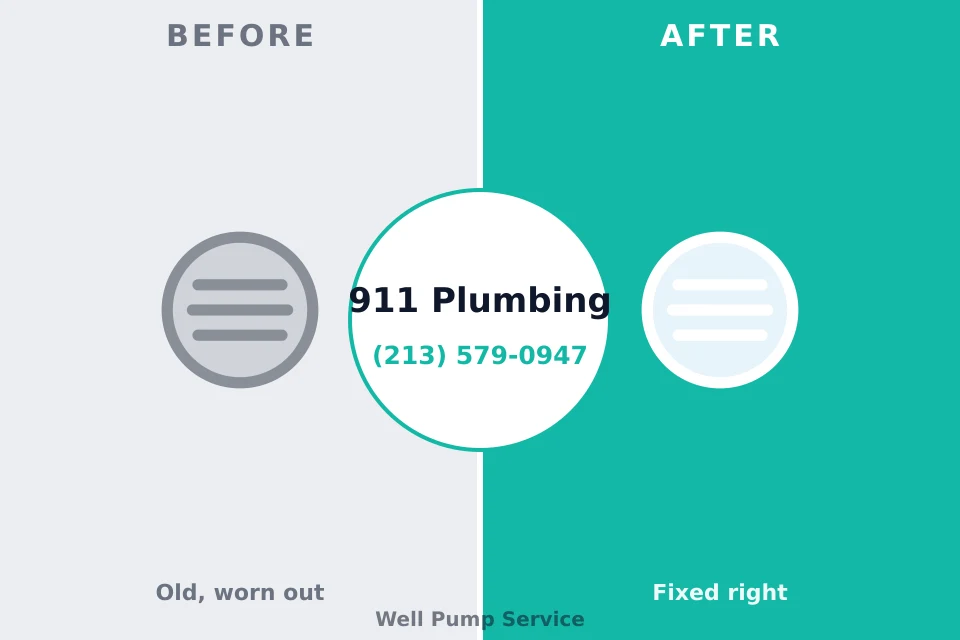 Before and after: plumbing company Warrenton, GA